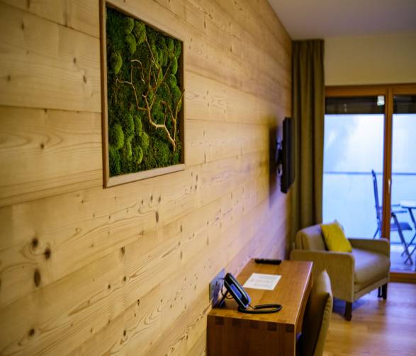 CHAMBRE MUR | Hôtel Le Caballin Chambre Quadruple Rouffach 4